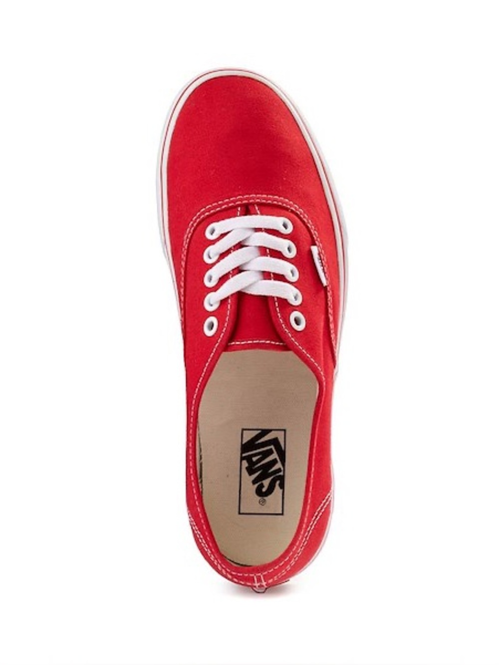 Vans Authentic Skate Shoe - Red Size Women’s Various Sizes
